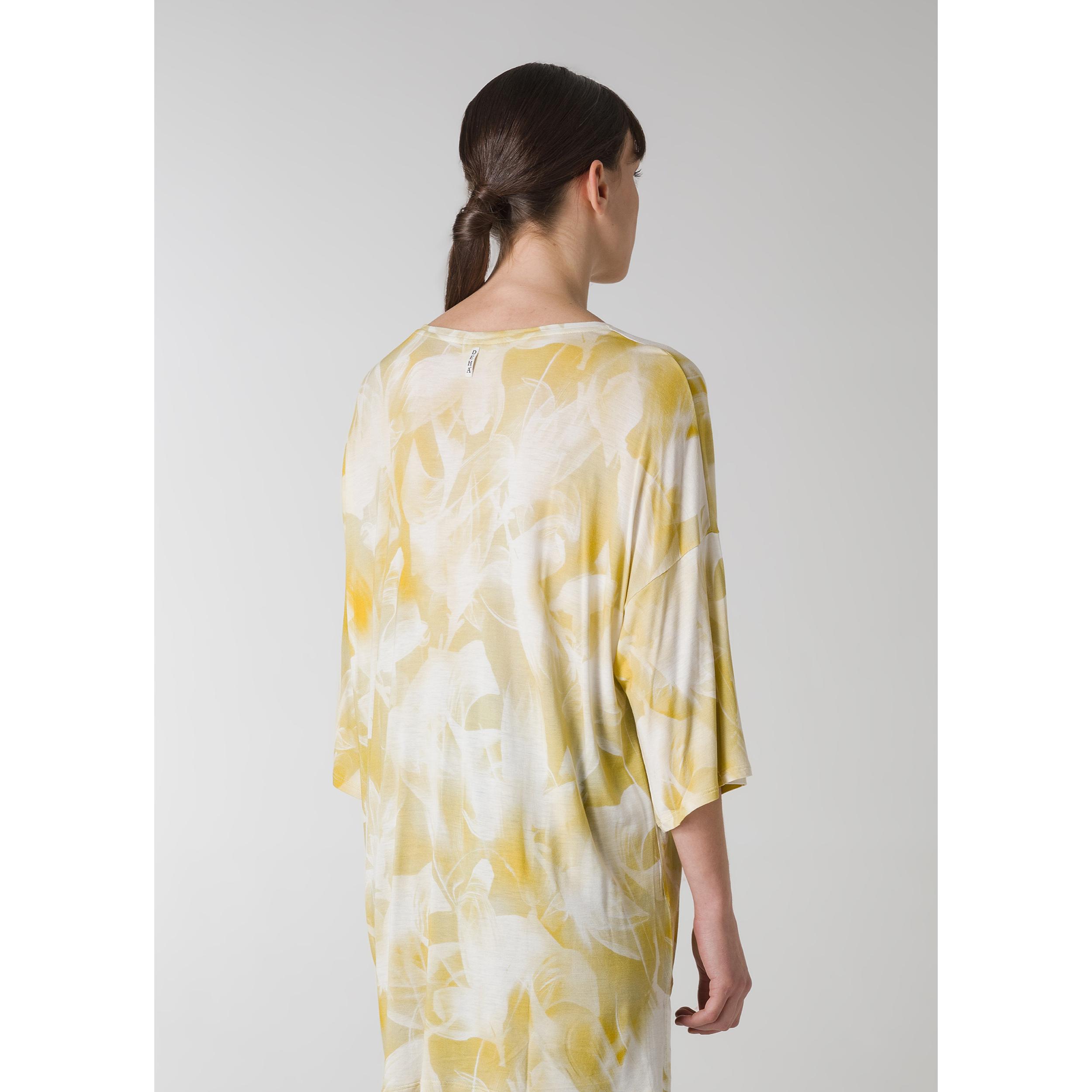 DEHA - T-shirt ALLOVER OVERSIZE T-SHIRT in Viscosa per donna