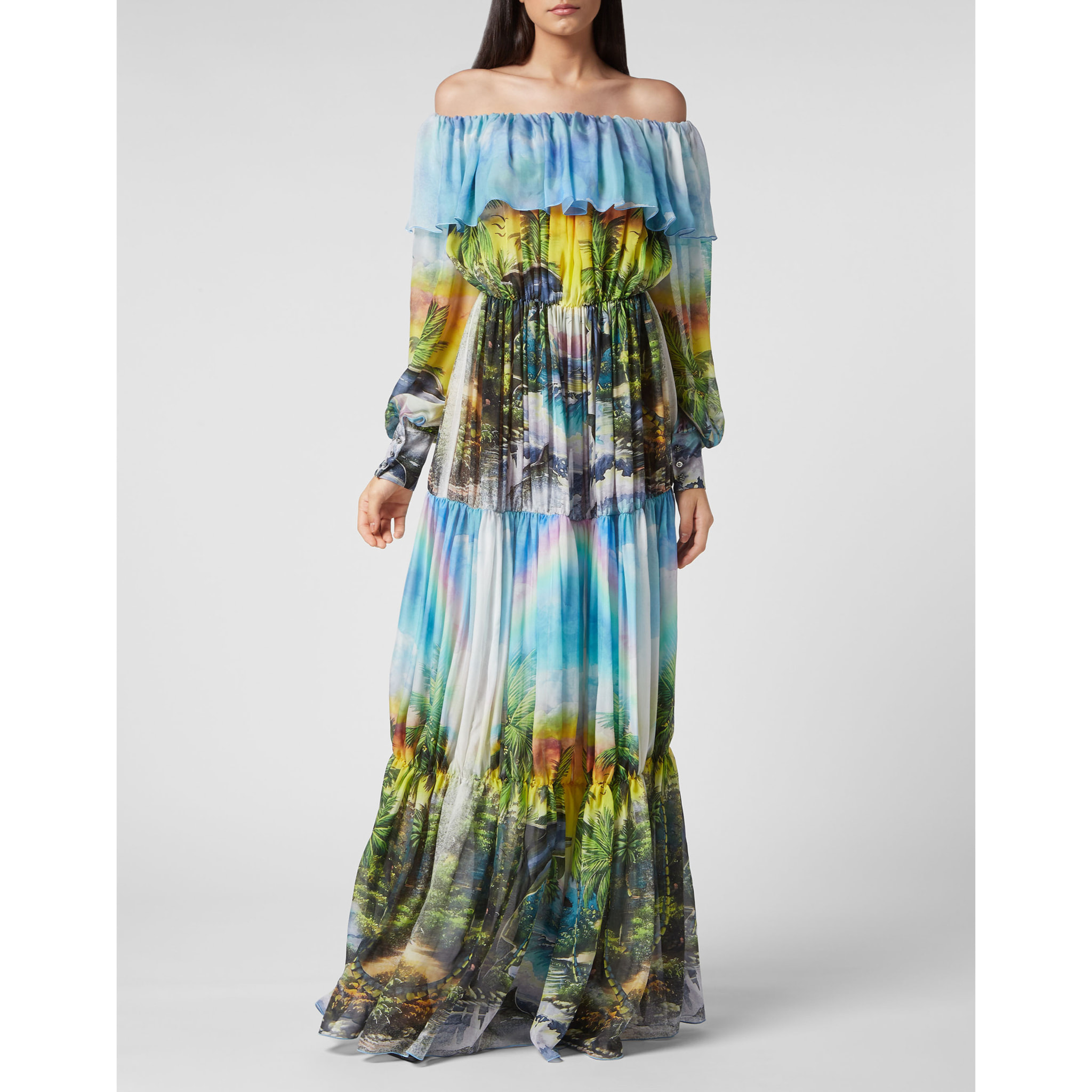 PHILIPP PLEIN Vestido largo HAWAII