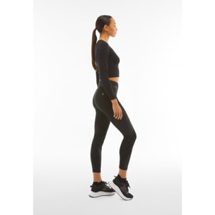 Leggings Superfit ecologici traspiranti con inserti lucidi