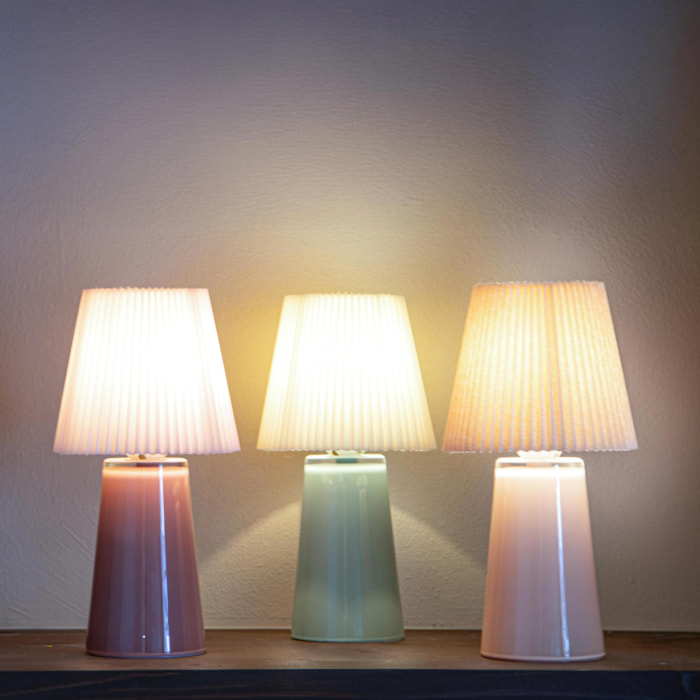 Lampada Plisse' 14,7Xh28,5 Cm - Pezzi 3 - Bianchi Dino