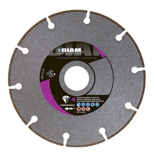 Disque diamant Ø125mm/22,23 pour acier inox fonte pvc métal - DIAM INDUSTRIES - SPI125/22