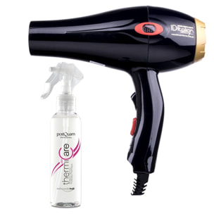 Sèche-Cheveux Gti 2000 W - Italian Design + Protecteur Thermique 150 Ml