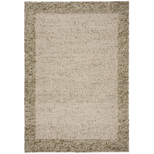 Tapis en laine à bordure BOBBLE