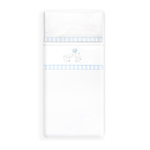 Triptico Minicuna Parejita Elefante Bco/Azul