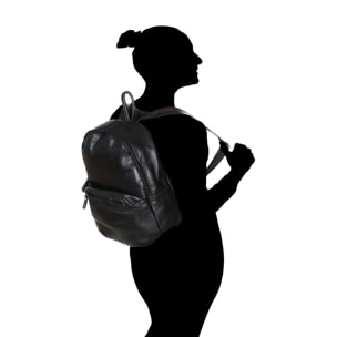 Chicca Borse Borsa Zaino Nero