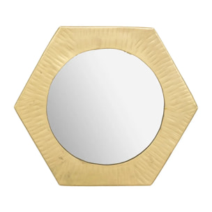 Miroir "Romy" métal 18x18cm