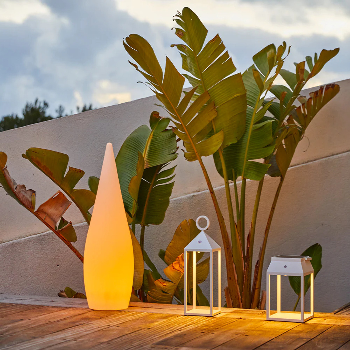 Lampadaire sans fil CLASSY RGB H80CM