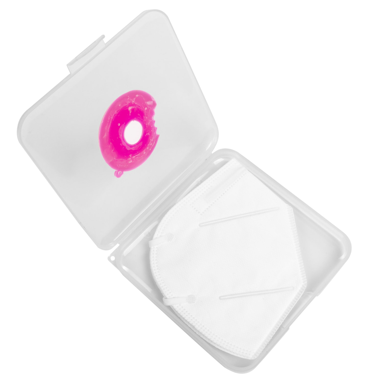 Porta mascherine igienico quadrato DESIGN DONUT