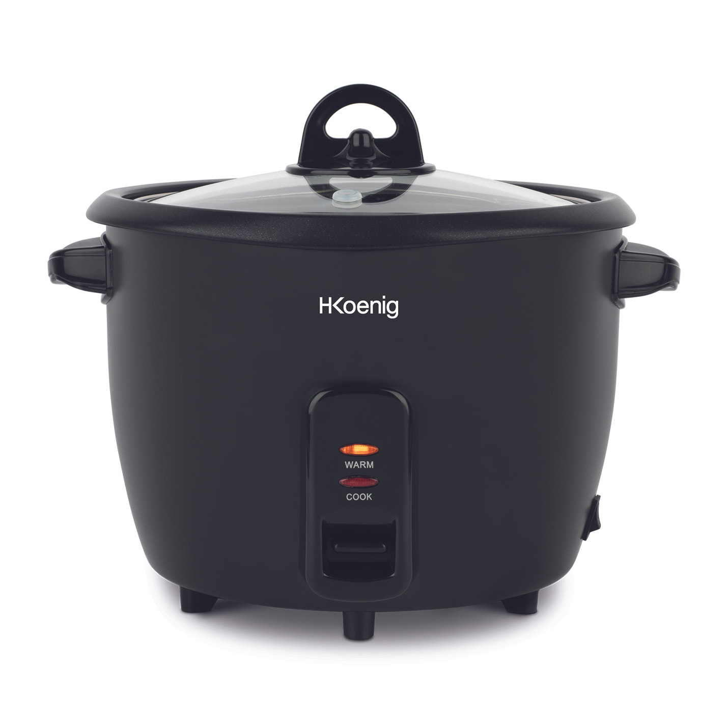 ORYZA4 H.Koenig, Olla arrocera, 0.8L, antiadherente, mantenimiento del calor, apagado automático, Sin BPA, 350W