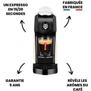 Cafetière à dosette MALONGO EOH CREME PASTEL