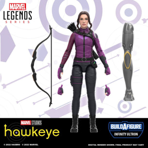 Marvel Legends Series Figura 2022 Infinity Ultron Baf: Kate Bishop 15 Cm Hasbro