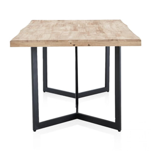 Mesa de comedor Jokul 180 Negro - Roble