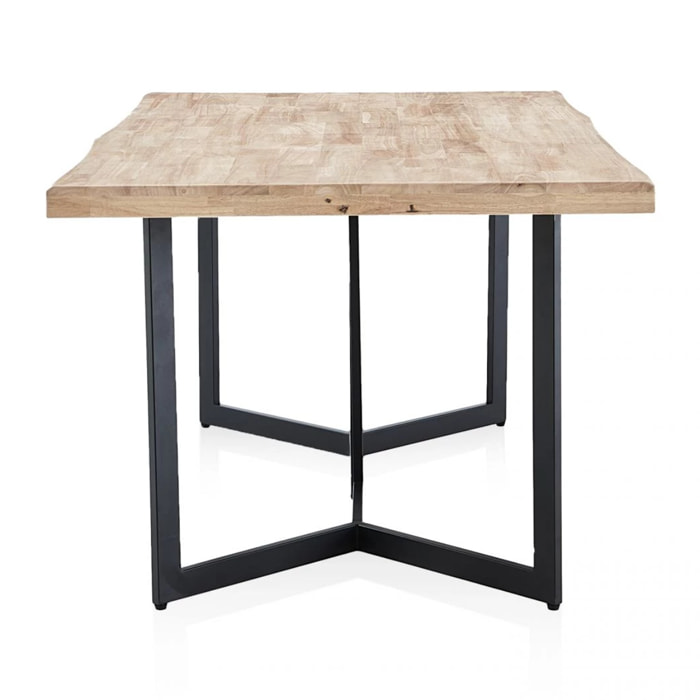 Mesa de comedor Jokul 180 Negro - Roble
