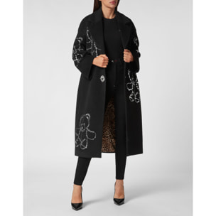 PHILIPP PLEIN ABRIGO LARGO TEDDY