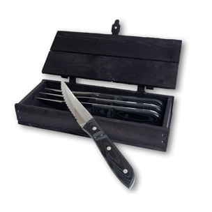 Coffret de 4 couteaux à steak Old Farmer XL Black