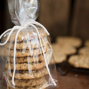 Lot de 10 sachets biscuits transparents Zenker
