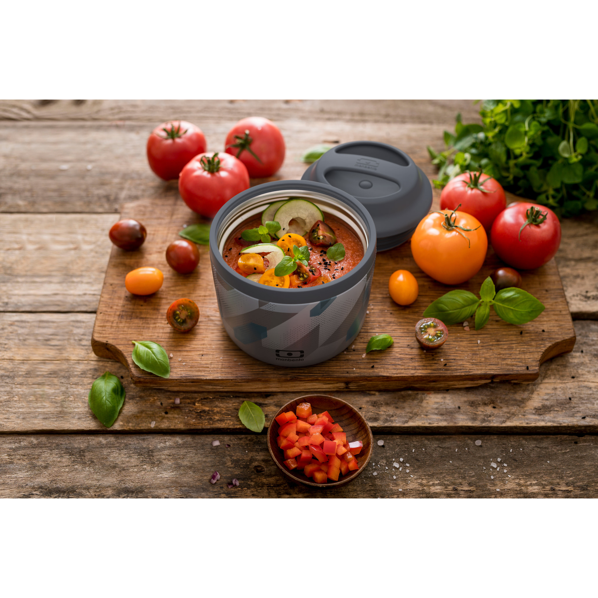 Lunch box isotherme Element 550ml  Dimensions