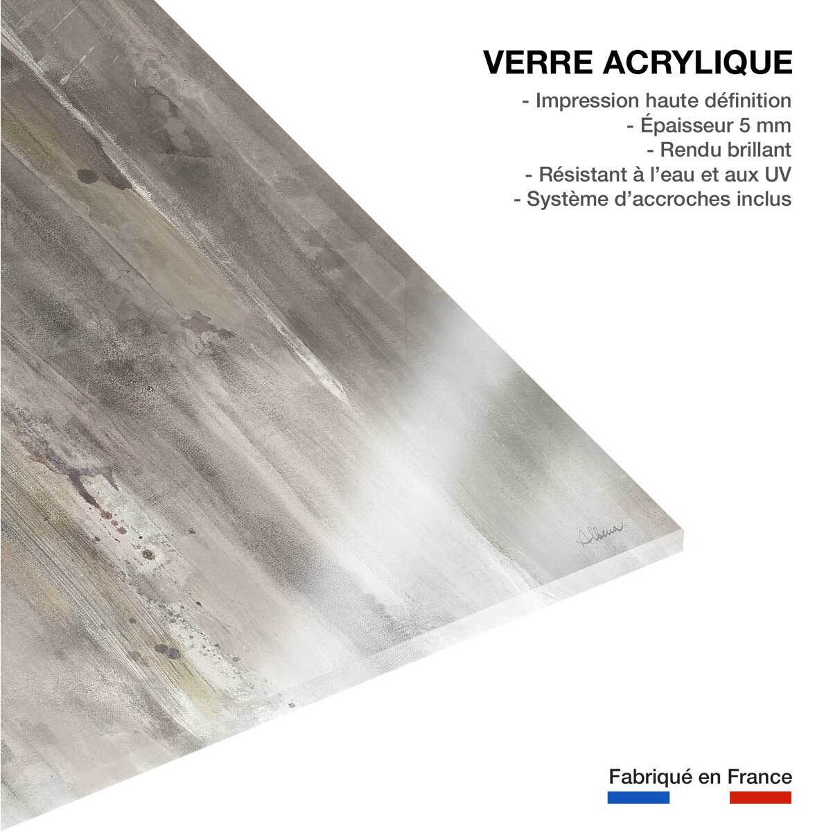 Tableau Cheval blanc aquarelle Tableau plexiglas