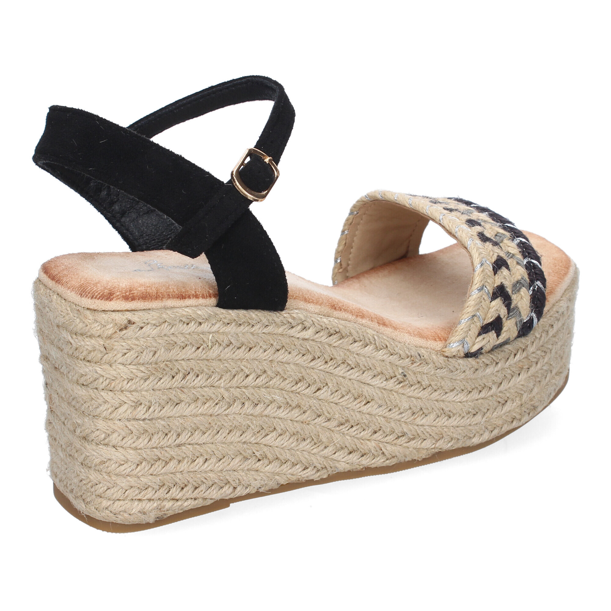 Sandalia de Cuña de Yute para Mujer, Comodas y Elegantes, Diseño Moderno