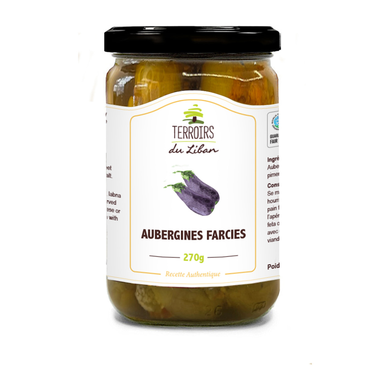 Aubergines Farcies - 270g - Liban