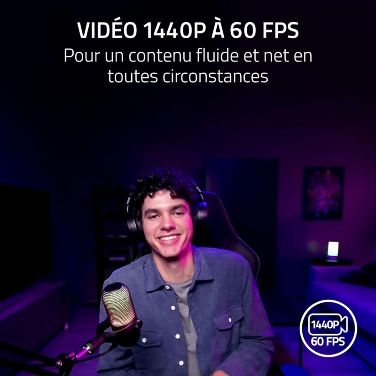Webcam RAZER KIYO V2 X BLANC