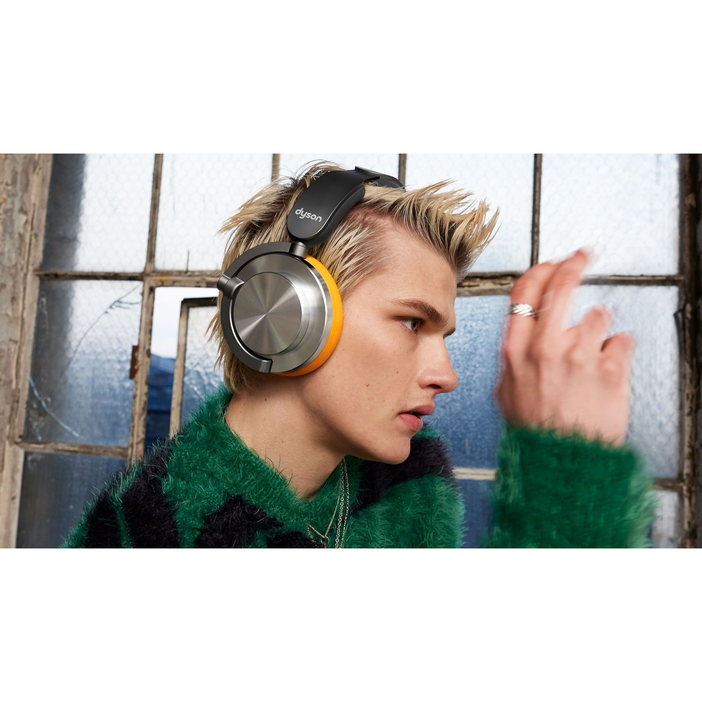 Casque Dyson OnTrac™ Aluminium/Jaune Pop