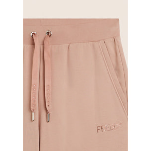 Pantaloni Sportivi con gamba Dritta e strass FREDDY