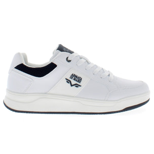 Armata di Mare Scarpe Uomo Sneakers Basse Stringate con Soletta Rimovibile in Memory Foam AMU 1N949 Off White