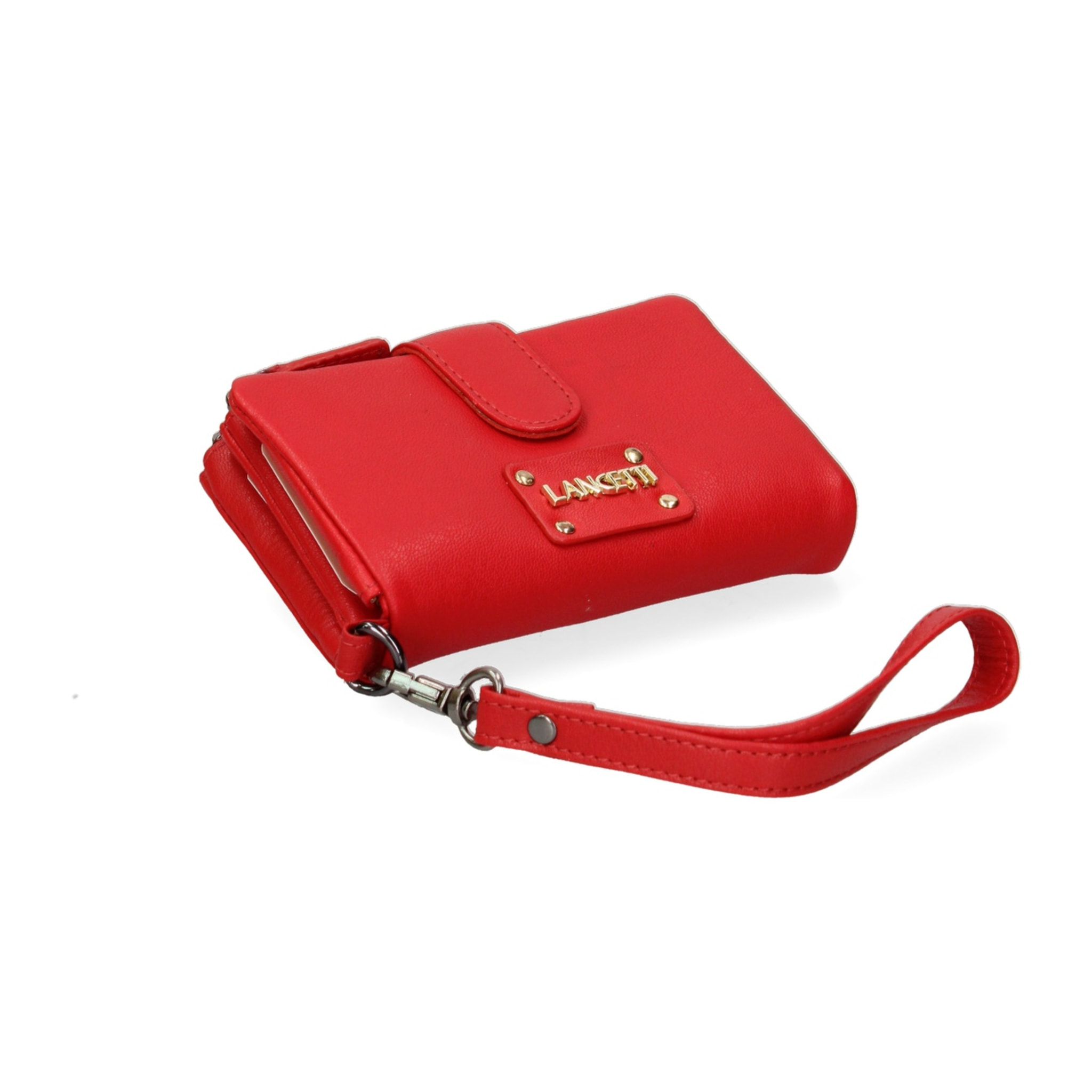 Portafoglio donna in vera pelle - Modello False - Casual - 13.5 x 10.0 x 3.0 cm