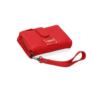 Portafoglio donna in vera pelle - Modello False - Casual - 13.5 x 10.0 x 3.0 cm