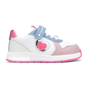 Zapatillas De Luces De Niña Barefoot Con Corazones