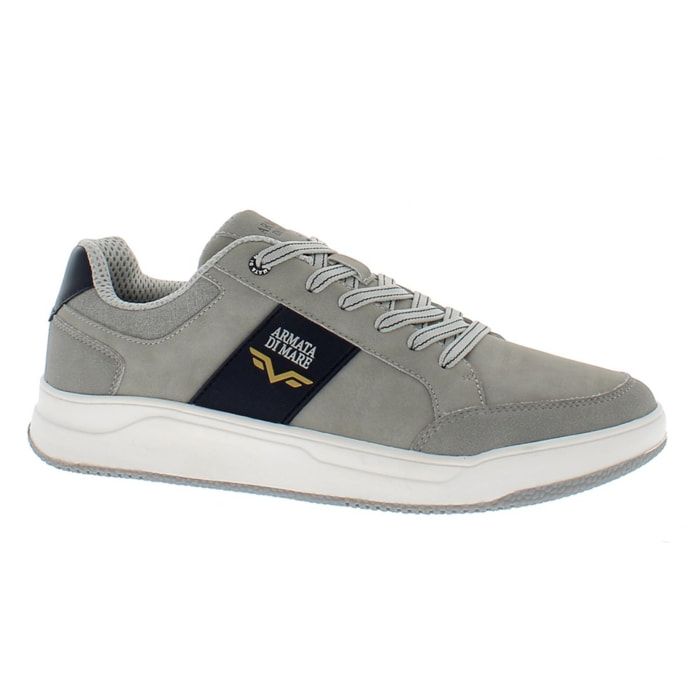 Armata di Mare Scarpe Uomo Sneakers Basse Stringate con Soletta Rimovibile in Memory Foam AMU S25N720 Grey