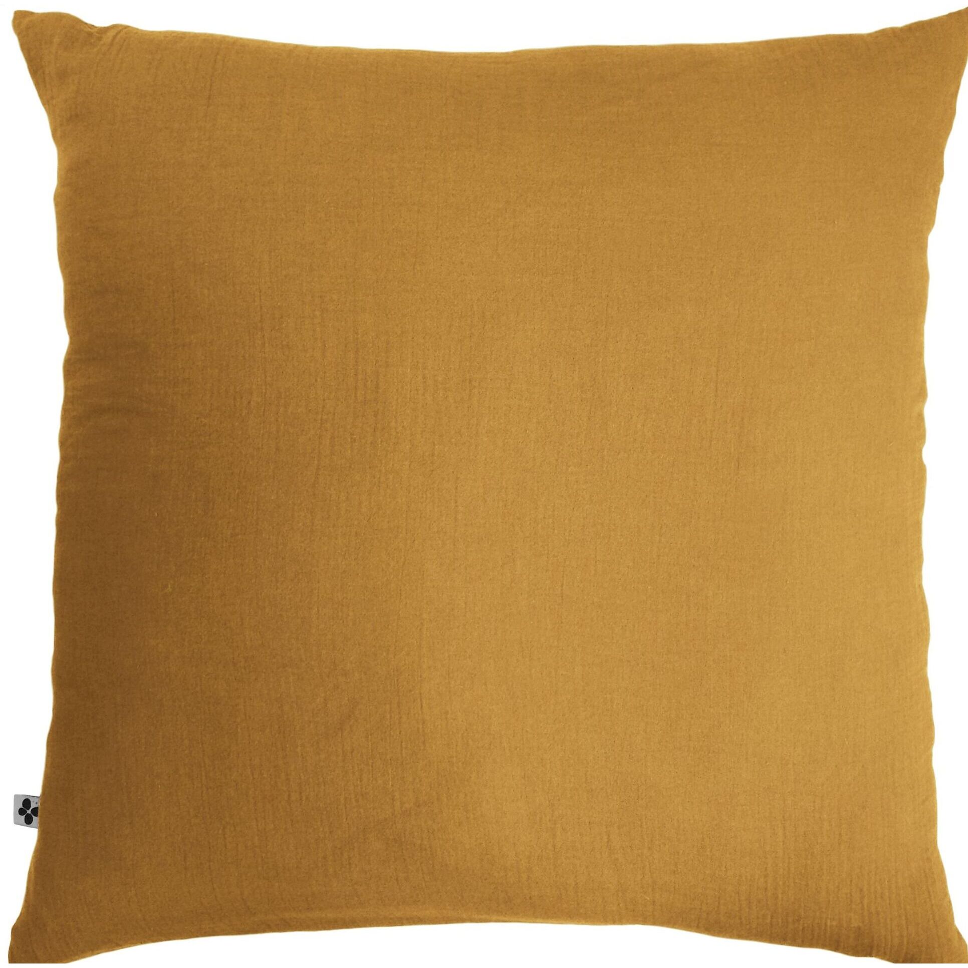 Taie D'oreiller 100 % gaze De Coton Safran