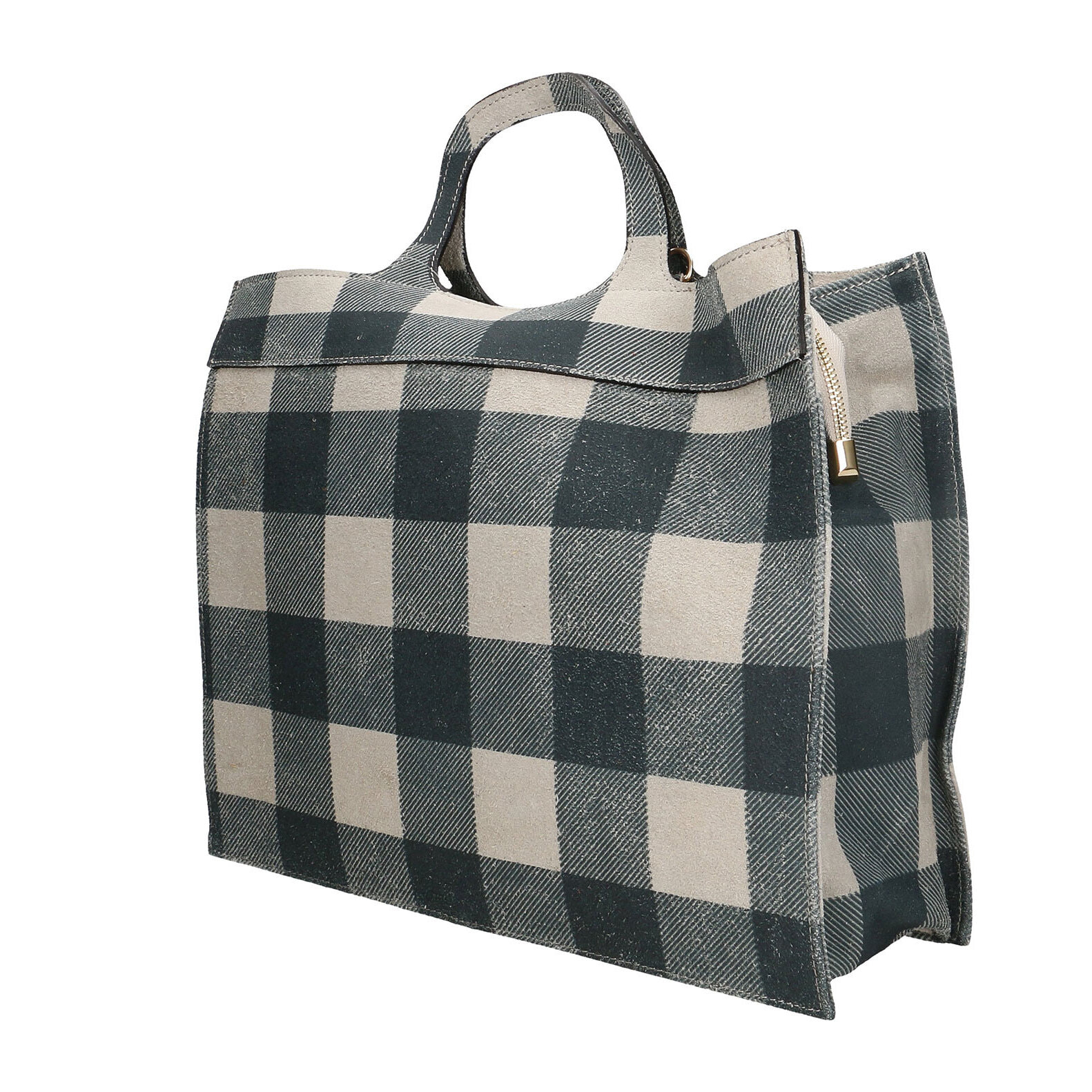 Borsa a mano da Donna Onorata in Vera Pelle Made in Italy 30x40x13 cm