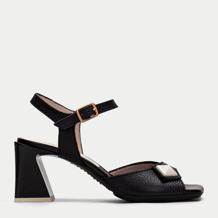 Sandalia Tacon Mallorca Negro 6,5 cm