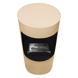 Giulio Cesare - Caminetto a bioetanolo da terra con 1 bruciatore da 1.5LØ40x80 cm