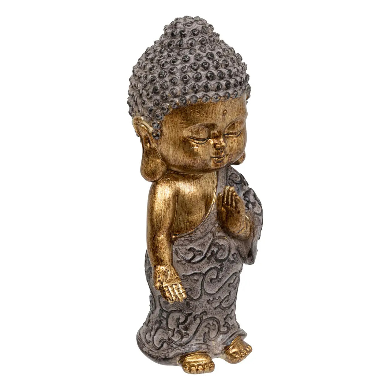 Bouddha Lee H.14cm résine assorti