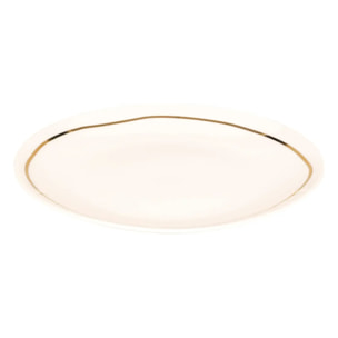 Assiette dessert Selena blanc D19xH2,1cm