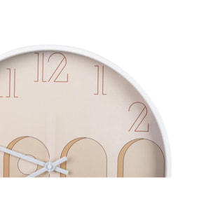 Reloj Pared Metal Blanco 40x4,5x40 Cm