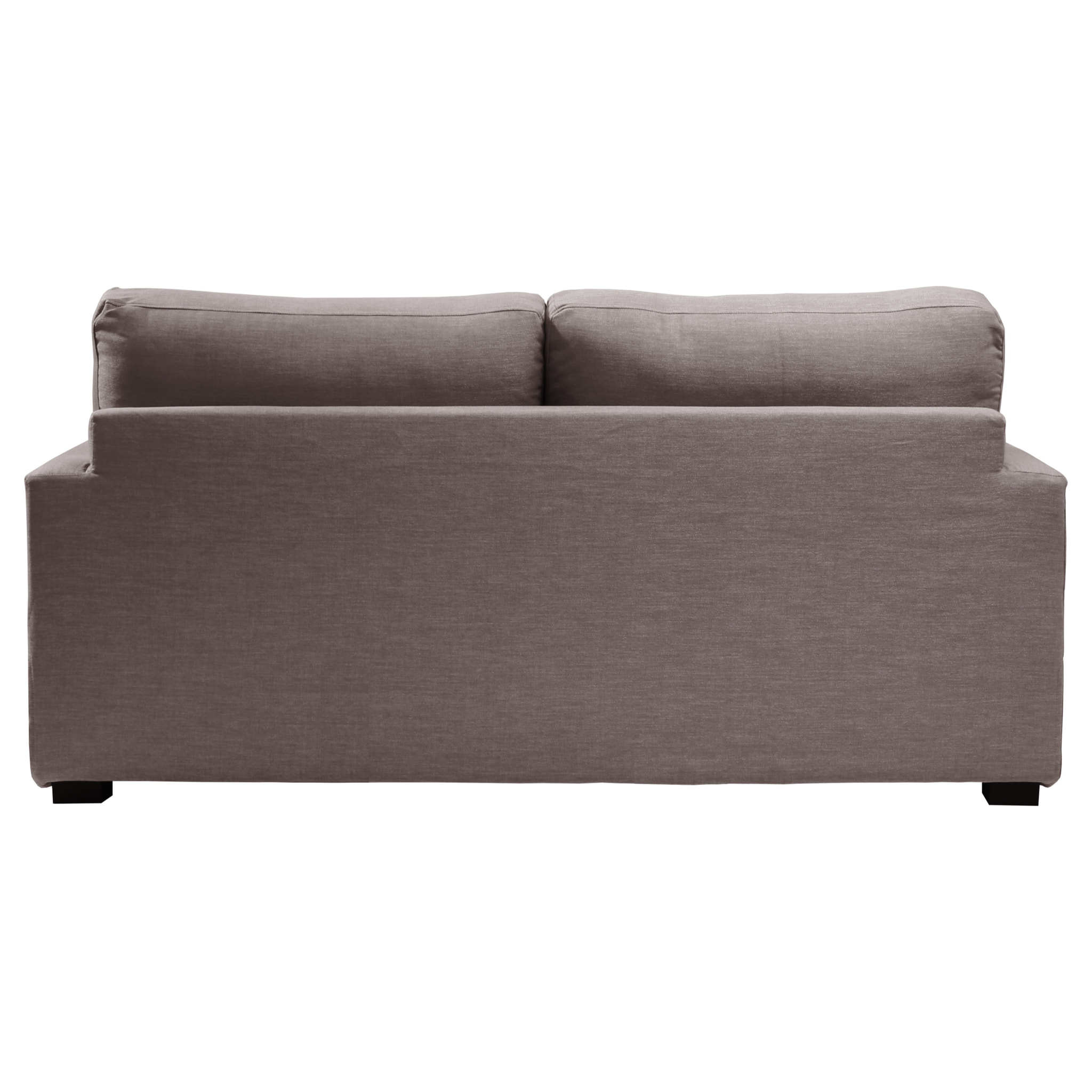 Canapé 3 pl LYS 175 cm fixe tissu Tradition Taupe - 100% déhoussable - Fabriqué en France