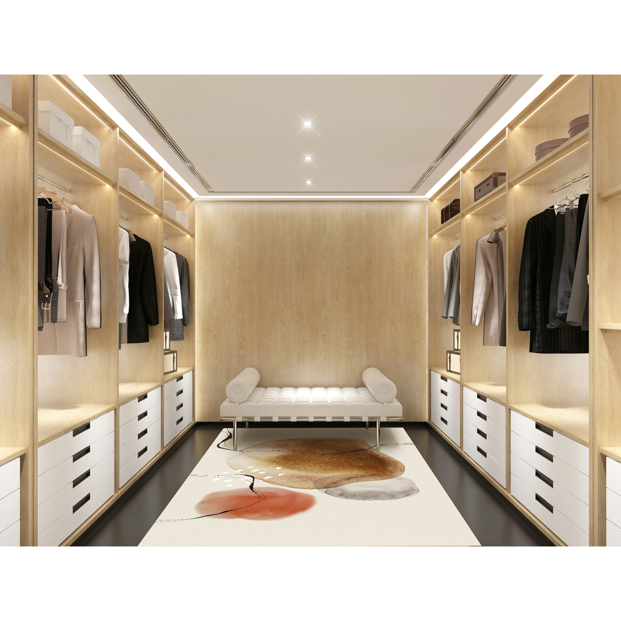 Alfombra de vinilo CERAMIKO, Lena, diseño moderno 70x100 cm