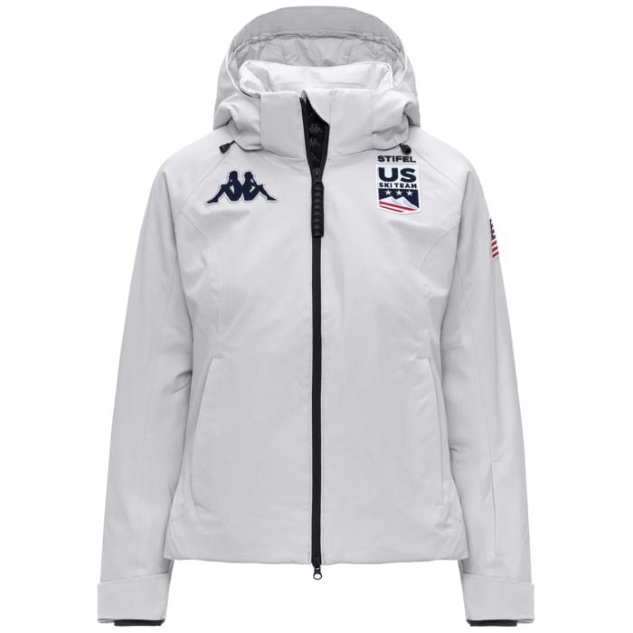 Kappa - Giacche Donna Grigio - 8Cento 810 Us