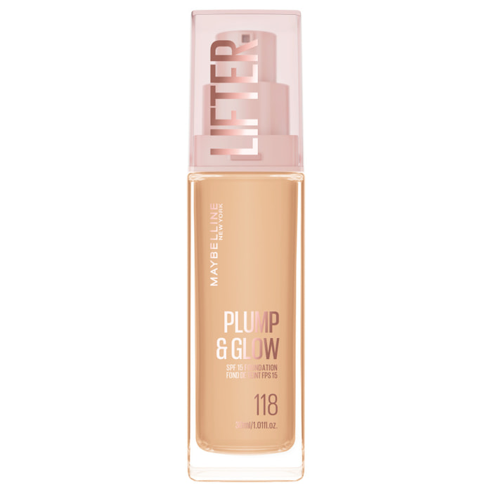 Maybelline New York Lifter Plump & Glow Foundation 118 30 ml