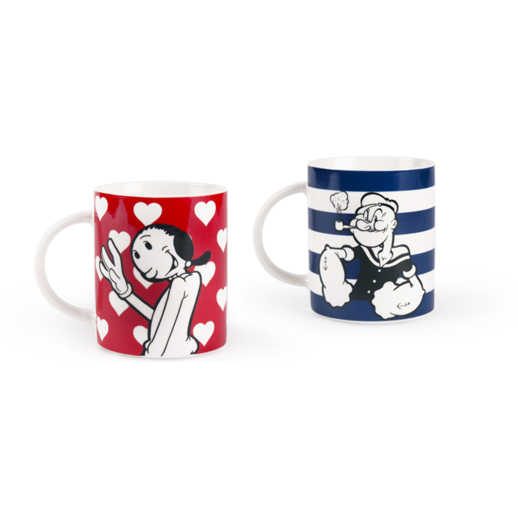 Set 2 Mug Excelsa – Popeye, New Bone China Multicolore