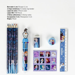 Conjunto Papelería Escolar Eva Frozen 22.0 X 14.0 X 0.5 Cm