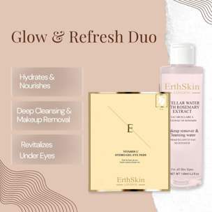 Dúo limpiador y para ojos con vitamina C