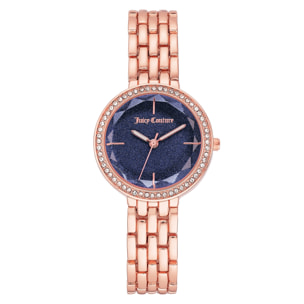 Reloj Juicy Couture JC1208NVRG Mujer Analogico Cuarzo con Correa de Metal