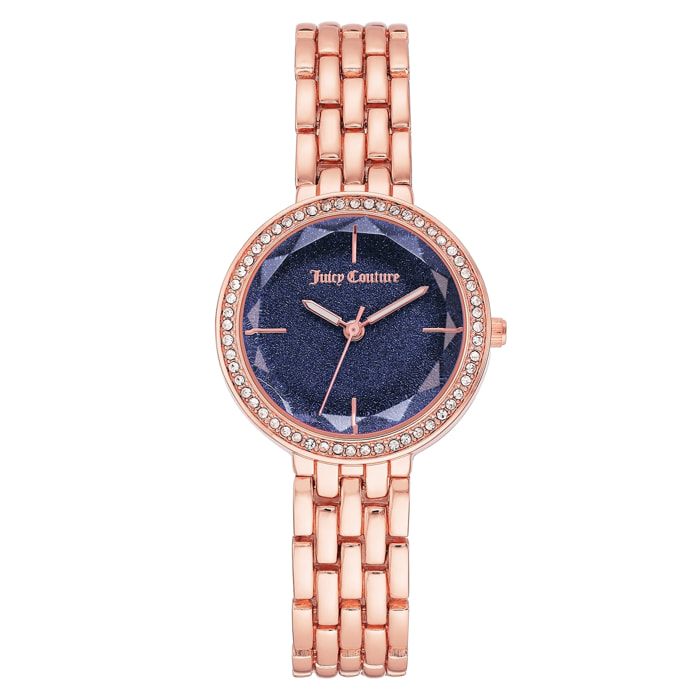 Reloj Juicy Couture JC1208NVRG Mujer Analogico Cuarzo con Correa de Metal