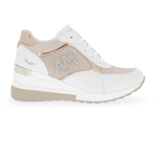 Armata di Mare Scarpe Donna Sneakers Casual in Ecopelle con la Zeppa AMD SS31H15 Pink