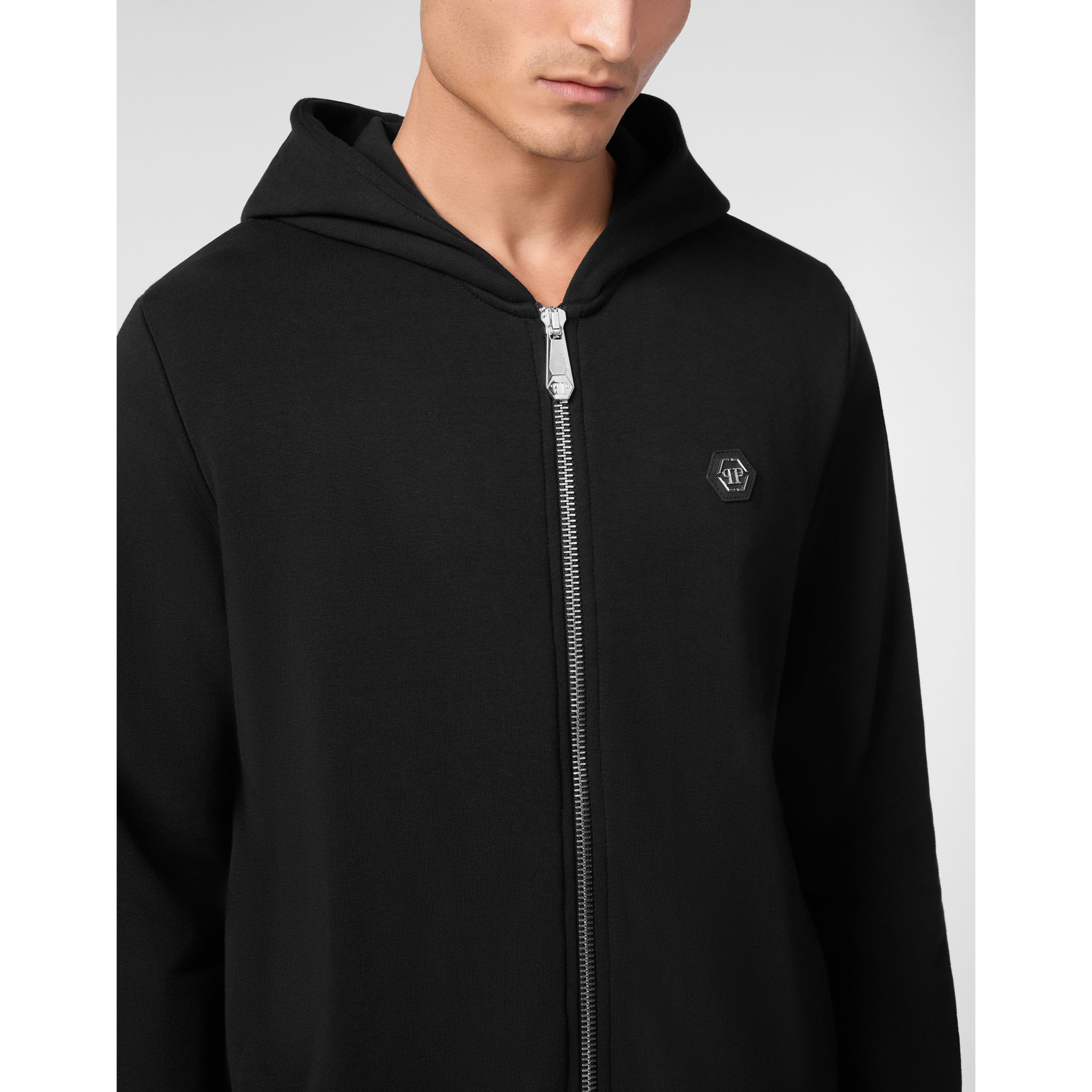 PHILIPP PLEIN Hooded Sweatjacket SKULL